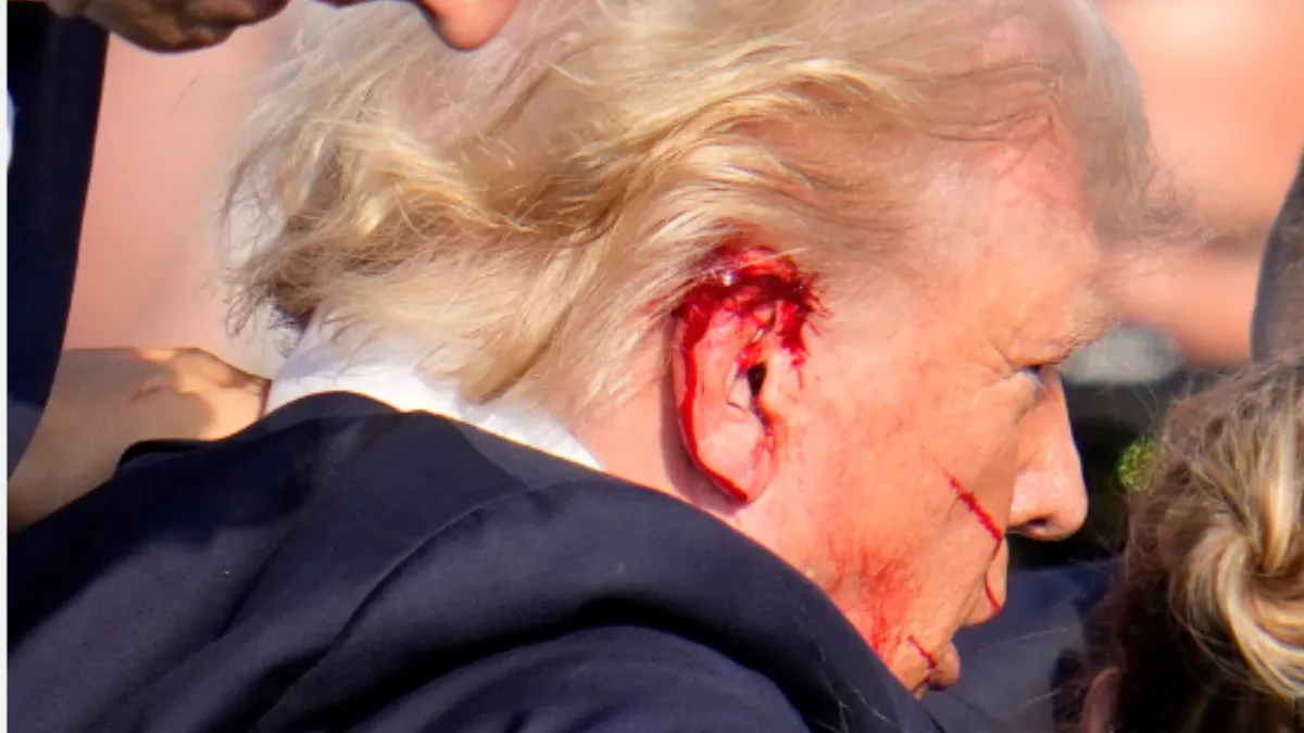 Donald Trump Shot at during Pennsylvania Rally