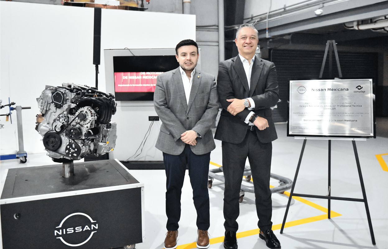 Nissan Donates Over 50 Engines to Conalep to Train 40,000 Students in Automotive Education
